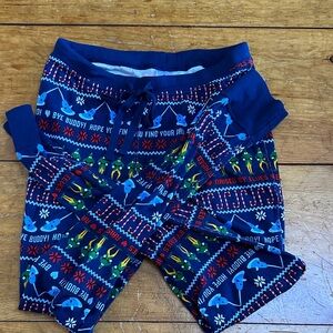 Hanna Andersson Blue ELF Movie Pajama Bottoms